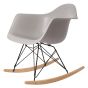 Eames replica RA-rod | sedia a dondolo Base nera